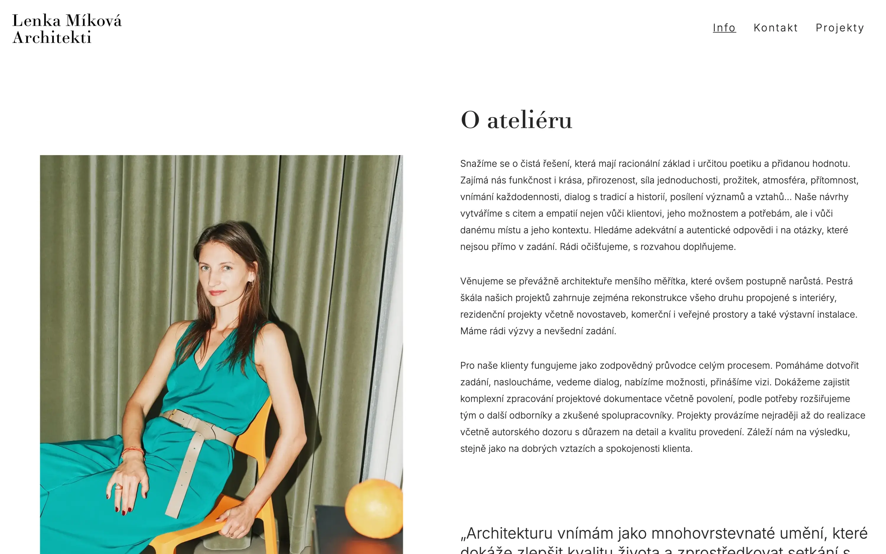 Lenka Míková architekti — 4